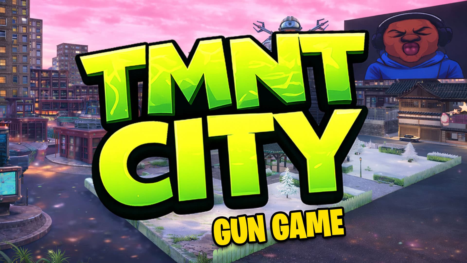 TMNT City Fortnite map gameplay preview