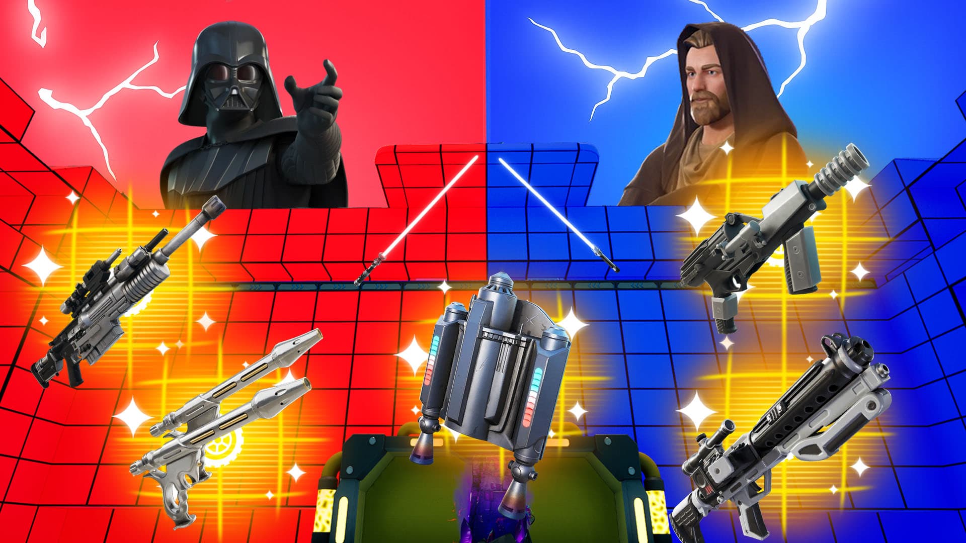 Star Wars Mega RvB Fortnite gameplay screenshot